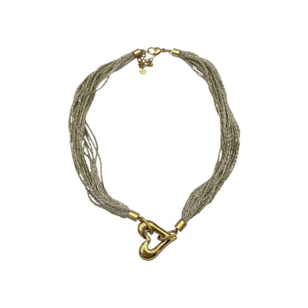Collana cuore gold