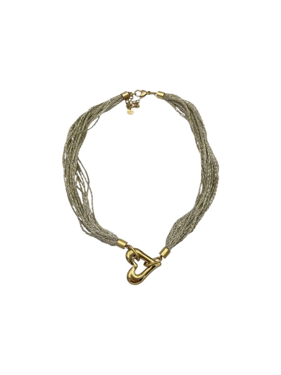 Collana cuore gold