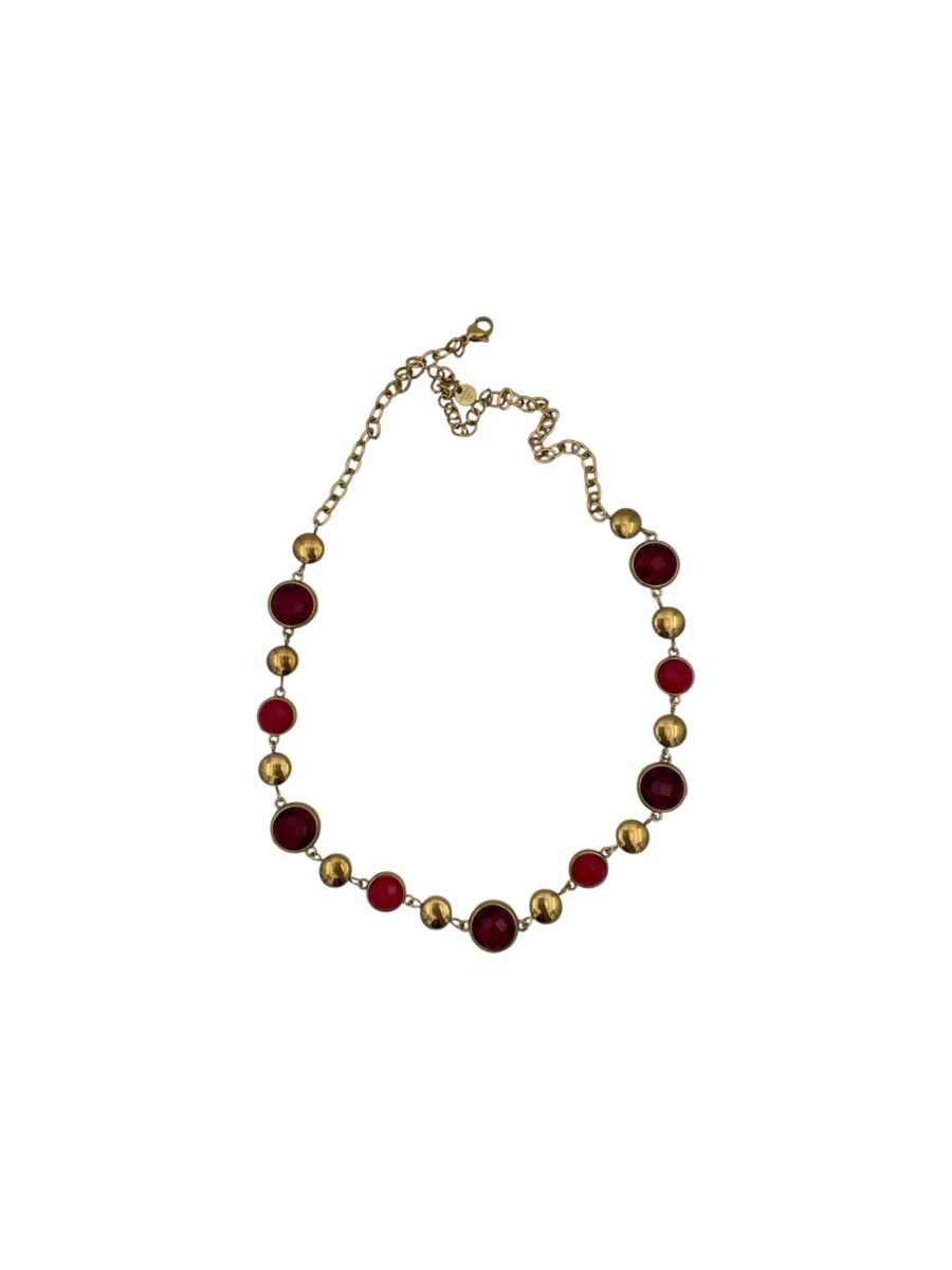 Collana pietre colorate gold - Image 2