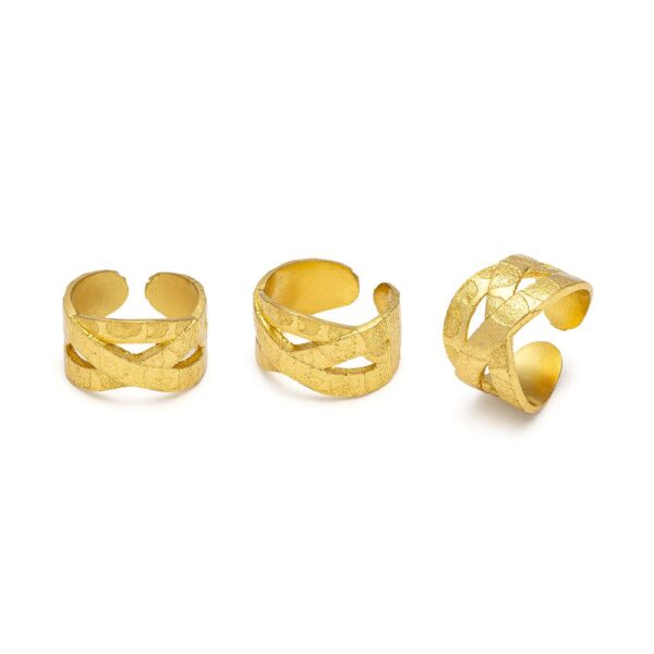 Anello fascia intreccio