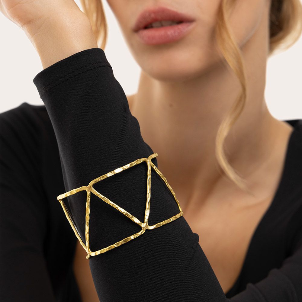 Bracciale fascia geometrica - Image 2