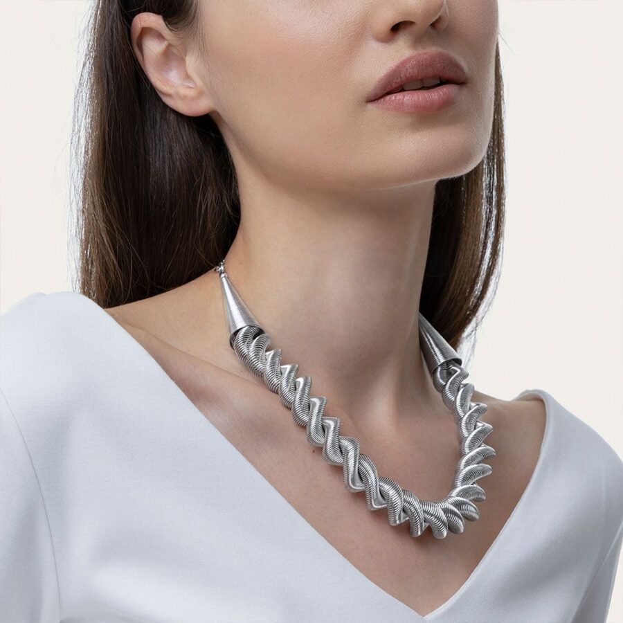 Collana molla intrecciata - immagine 2