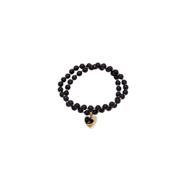 Bracciale due giri con cuori