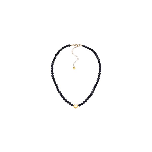 Collana perle piccole con cuore