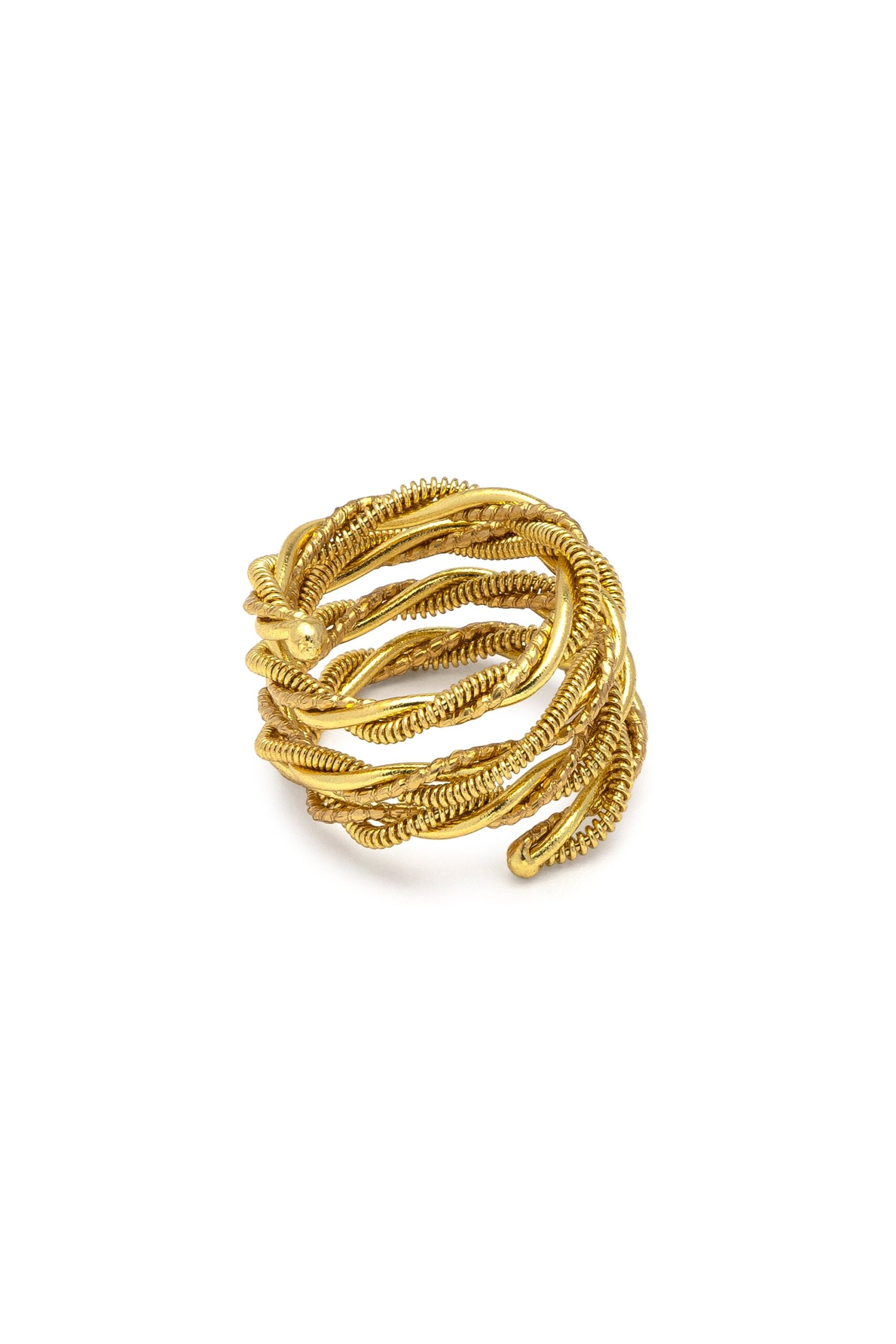 Anello fascia multilinee intrecciate