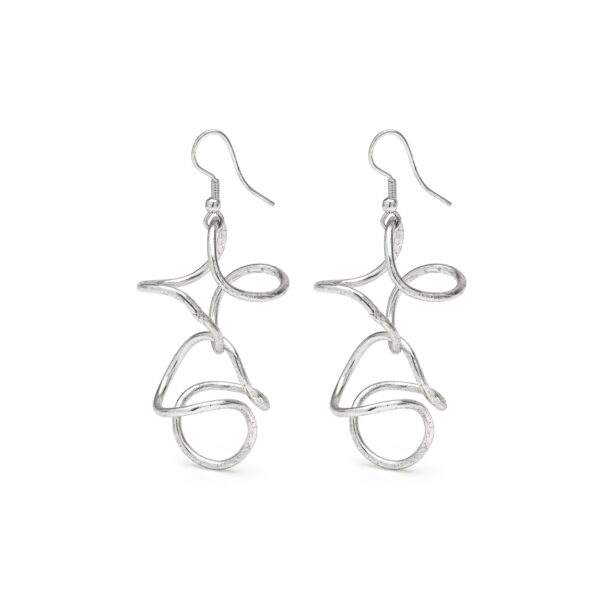 Orecchini curve silver