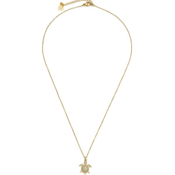 Collana tartaruga pavé