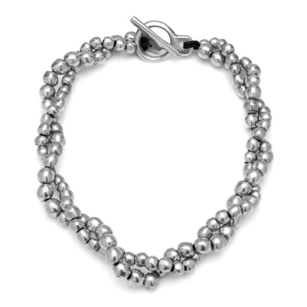 Collana sfere intrecciate